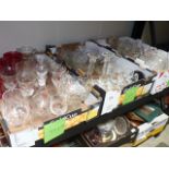 5 boxes of misc. incl glassware, tea sets etc.