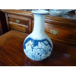 Blue and white vase