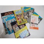 Collection of Leeds Utd football programmes