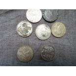 1797 Britannia Georgius III two pence plus others
