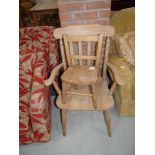 Child's chair and armchair
