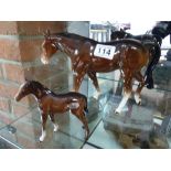 Beswick Foal + Other Horse