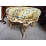 Victorian gilt stool