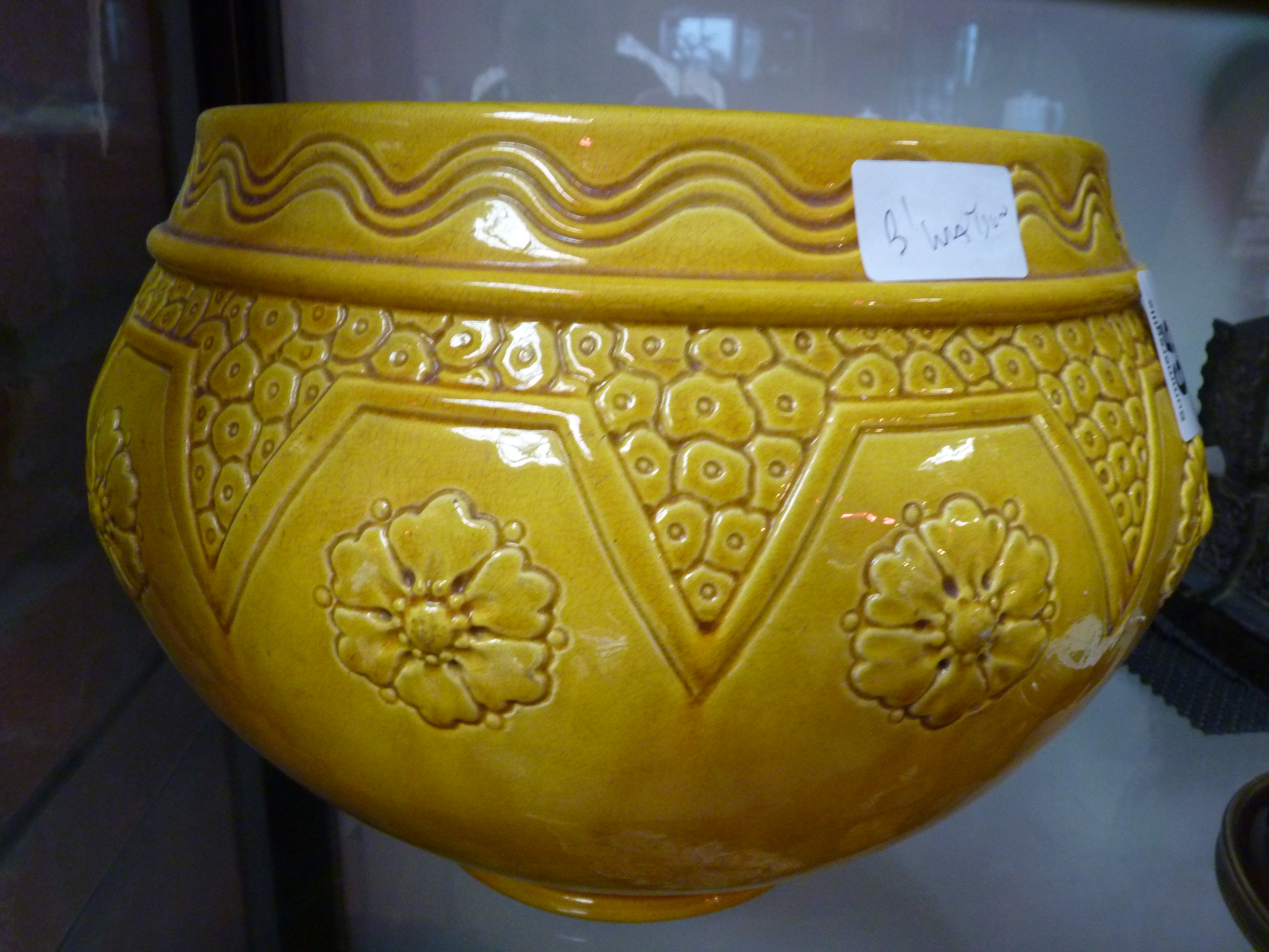 Early Faience 20cm Jardinière