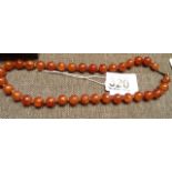 Amber style necklace (31g)