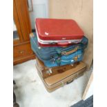 Collection of suitcases