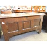 Oak antique blanket chest