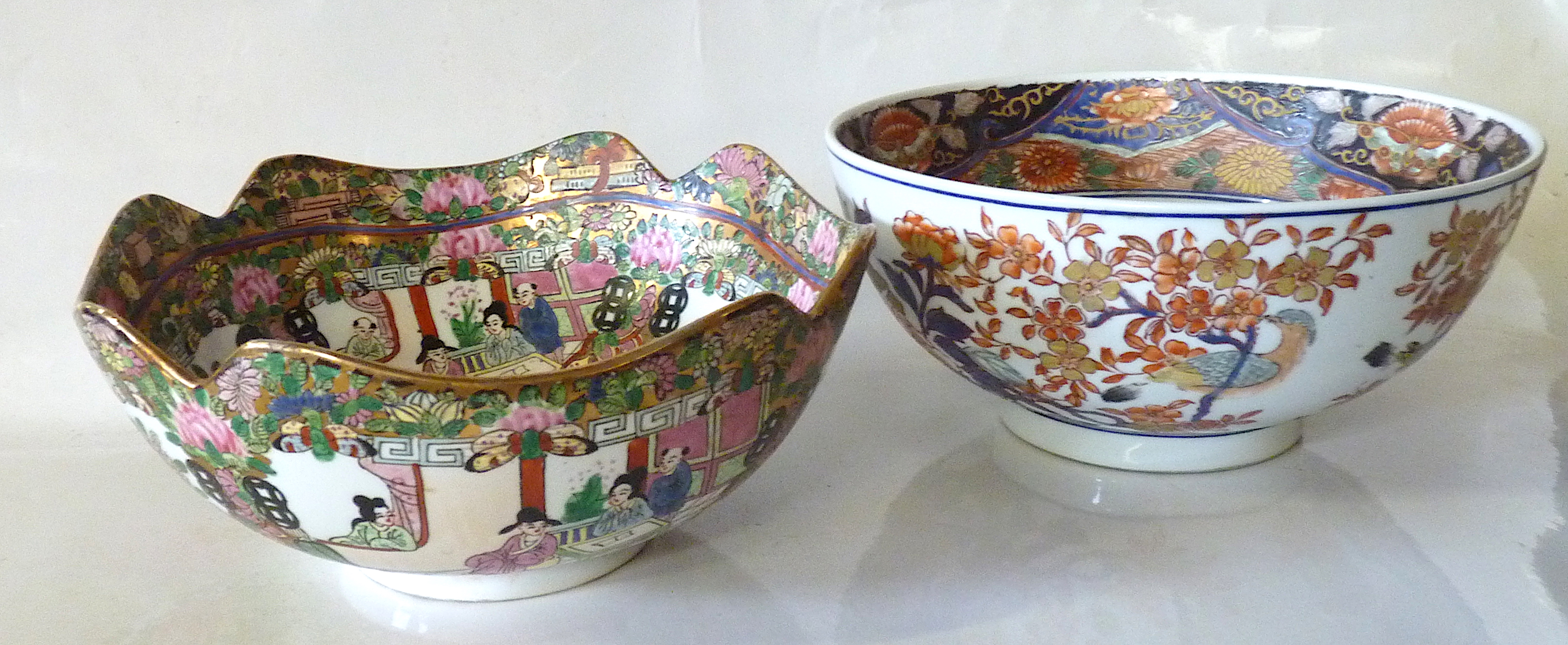 2 Oriental bowls