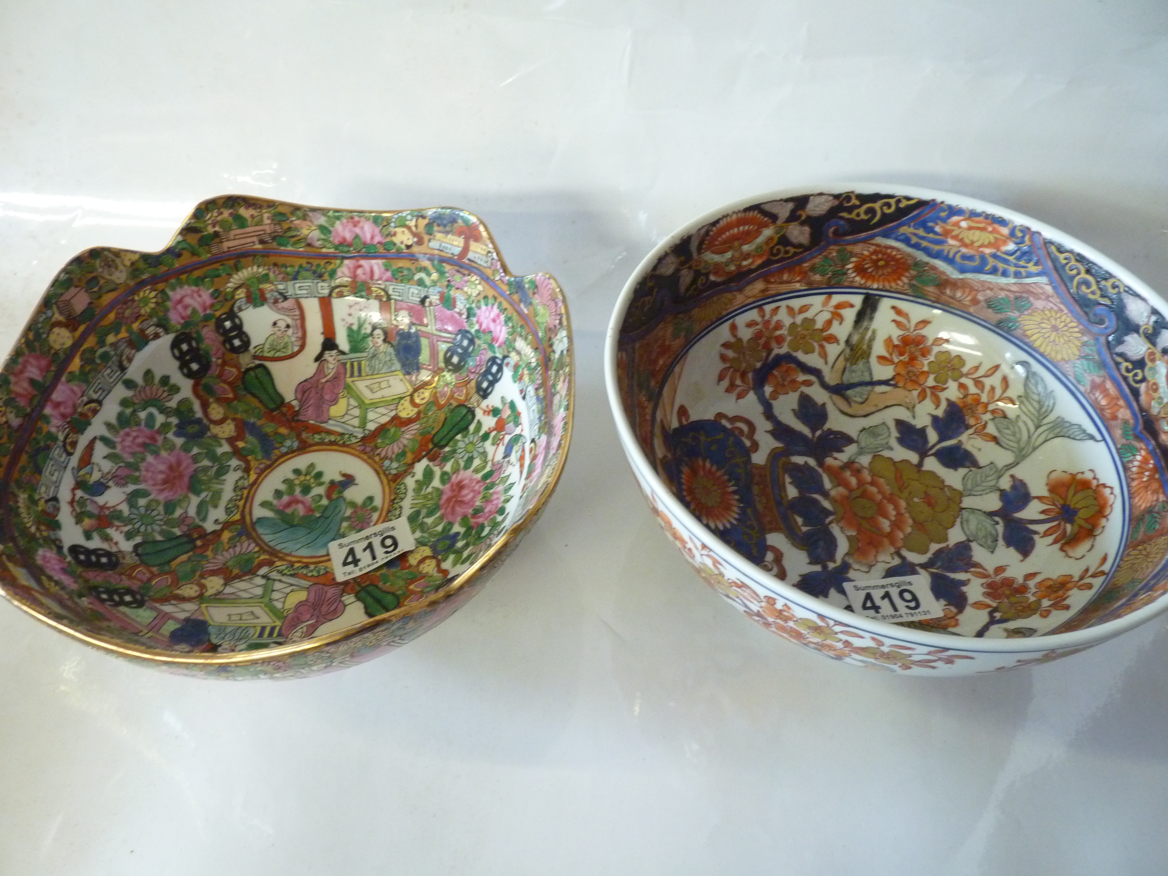 2 Oriental bowls - Image 2 of 2