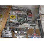 Collection of car badges inc Lancia, Morris, Daimler