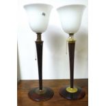 Pair of retro French style lamps