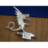 Griffin car mascot badge