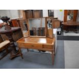 Stag oak dressing table