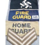 WW2 Military arm bands including Nazi SS