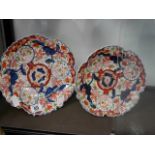 2 x Imari chargers