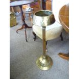 Art Noveau style brass stand from Holland