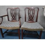 Pair of mahogany antique chairs