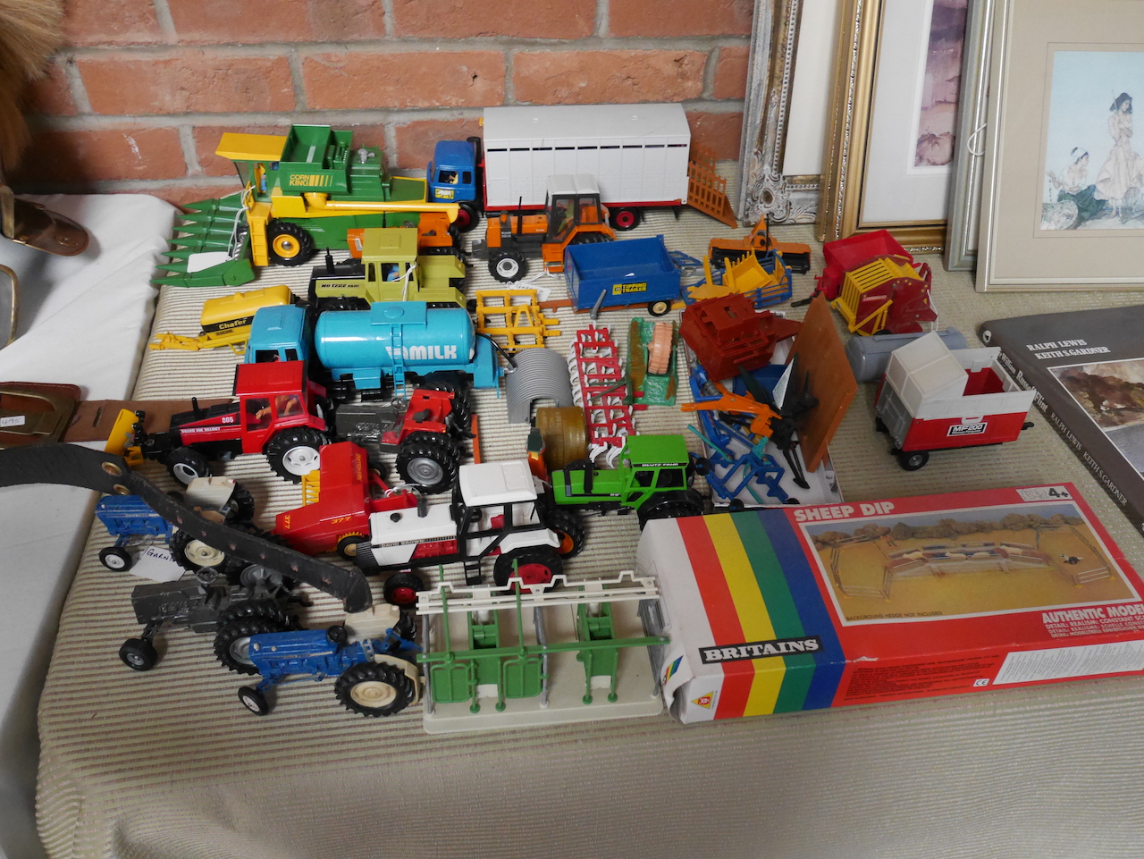 Toy tractors, lorries etc.