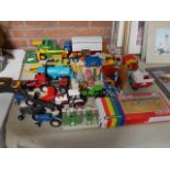 Toy tractors, lorries etc.