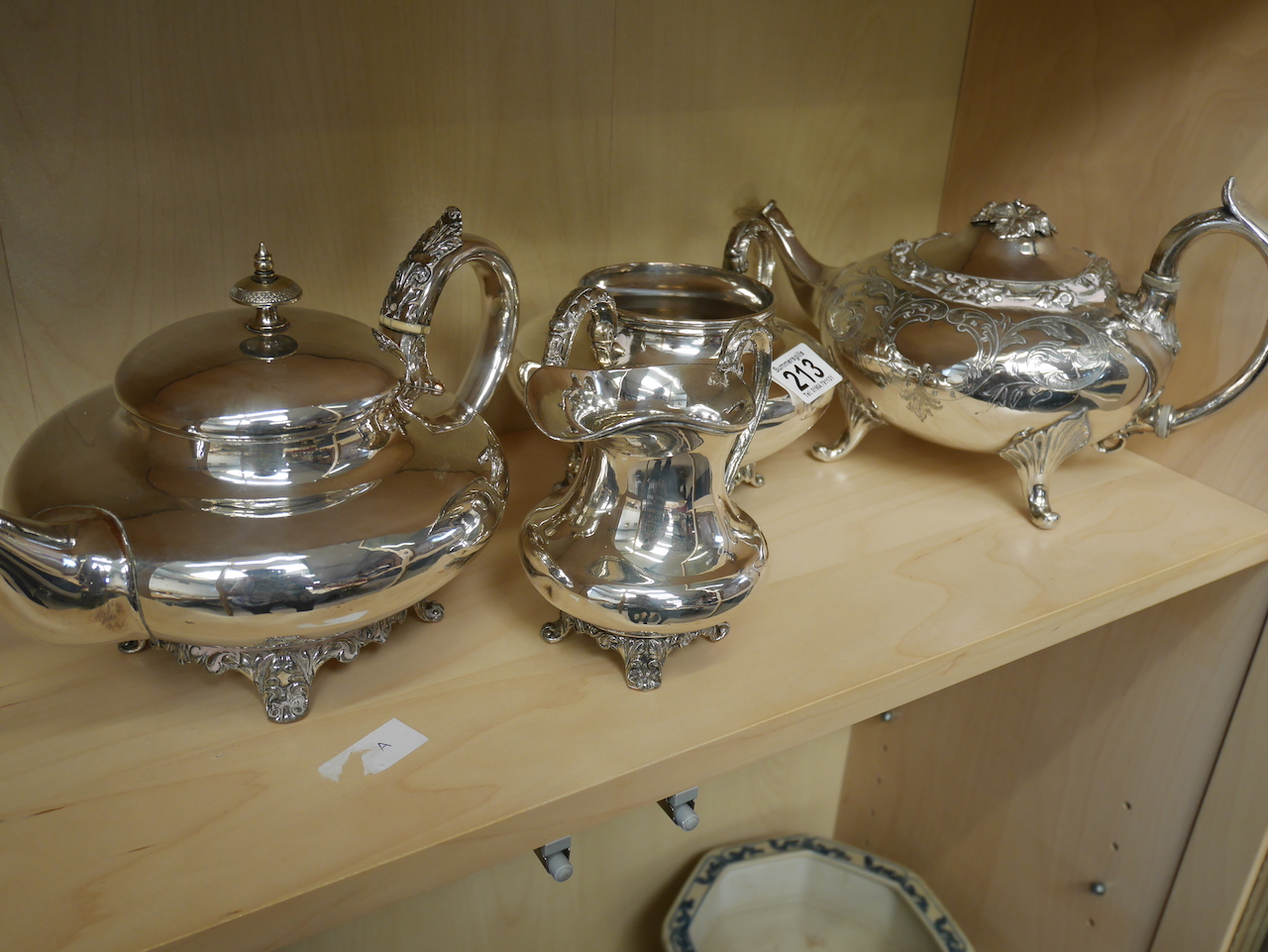 4 piece EPNS / Silver plate tea set