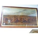 Antique framed equestrian horse racing poss. grand National