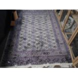 Green Bokhara Rug - 2.0 x 1.4m