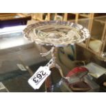 1908 miniature silver pedestal table 91g