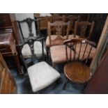 6 x Antique chairs