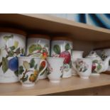 Collection of Portmeirion pomona ware and teapot