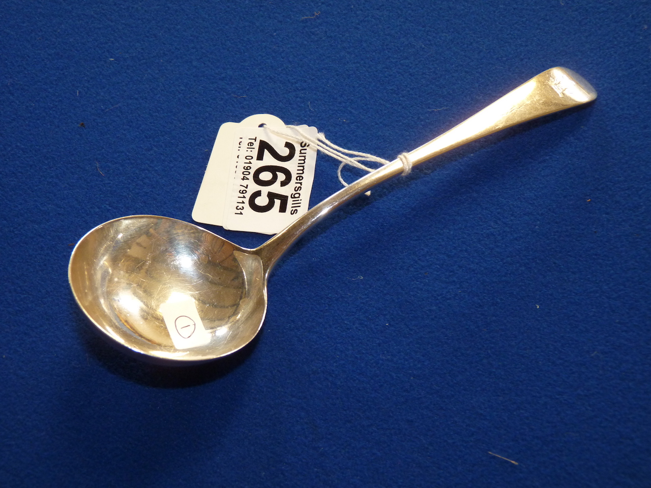 Silver soup spoon 46g