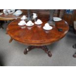 Victorian walnut breakfast table