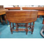 Mahogany gate leg table