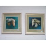 2 horse pictures from originals by F Wootton