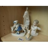 Collection of Lladro and Continental figurines