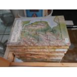 Various 'About Britain' Books & Bartholomews Ordnance Survey Maps