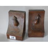 Mouseman Bookends