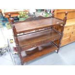 Three Shelf Sideboard with Drawers