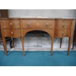 Edwardian Mahogany inlaid sideboard