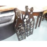 Pair of Wooden Wine Racks