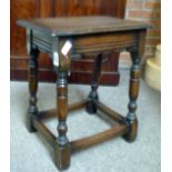 Oak joint stool
