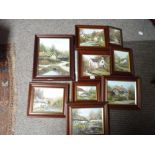 Oil paintings of cottages