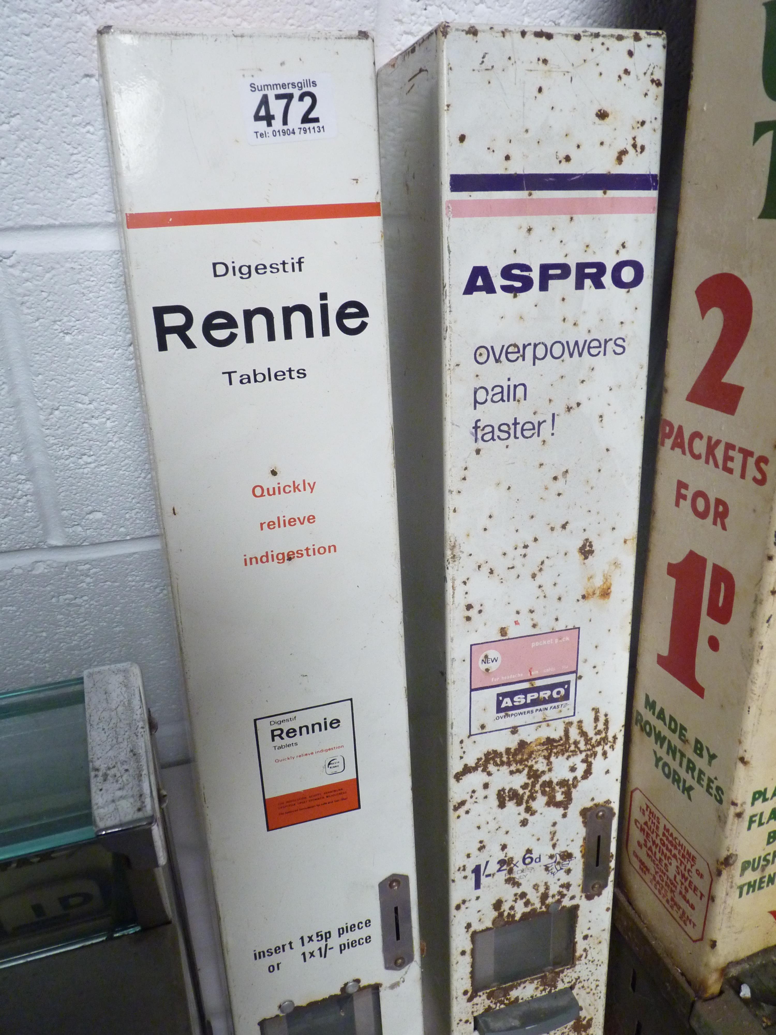 Early Vending machines - Rennie, Aspro, Beech Nut, Polo + 1 - Image 2 of 6