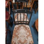 2 Edwardian nursing chairs