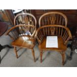 Pair of reproduction Windsor chairs