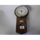 Guernsey small clock - 31cm long and has the words Rowe & Guernsey inscribed.