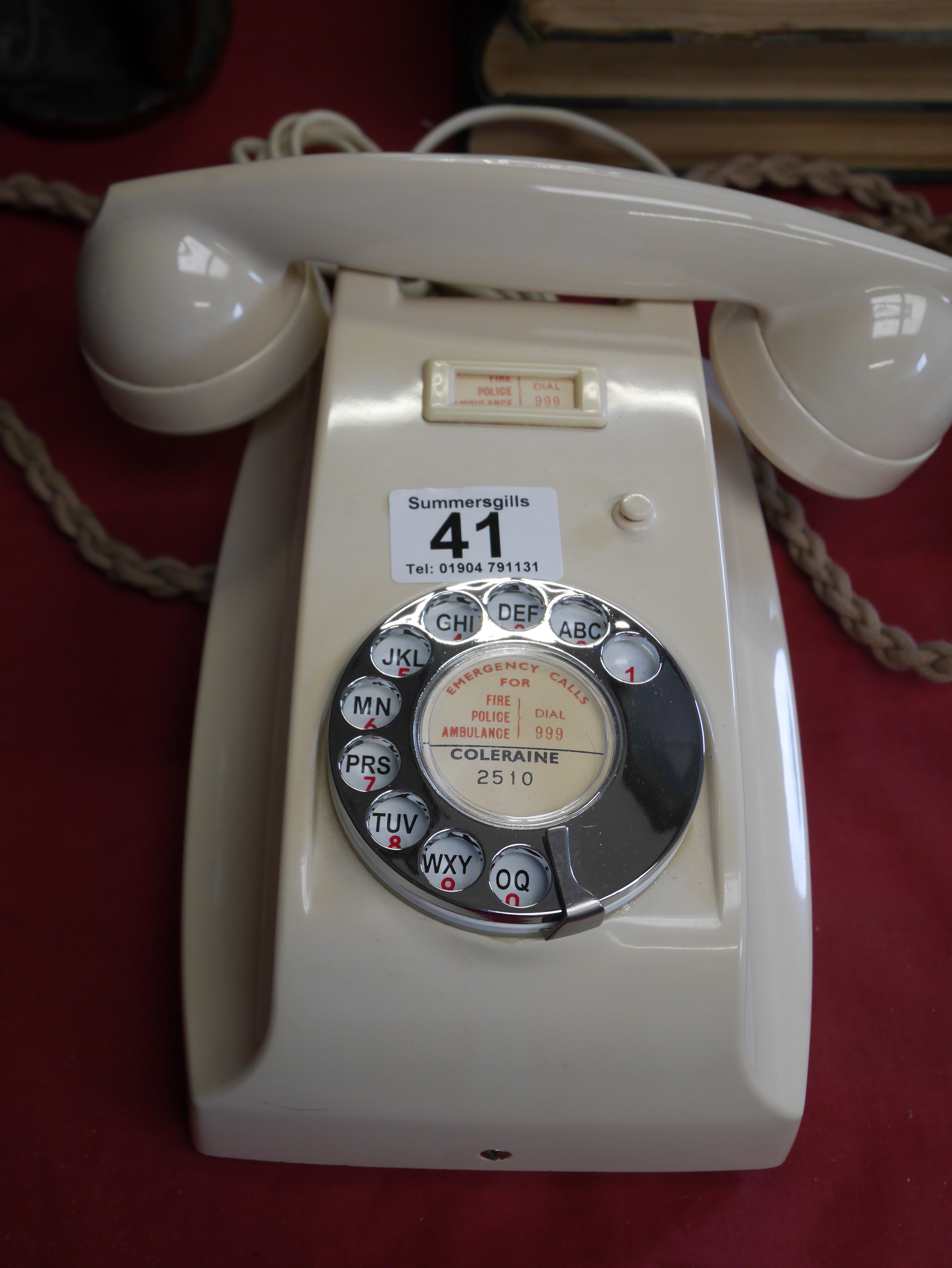 1960's Cream Bakerlite telephone ( fully converted )
