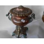 Copper tea urn