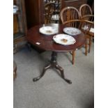 Georgian mahogany tilt top table