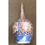 Imari 79cm vase (damaged top)