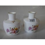 Pair of Crown Derby vases